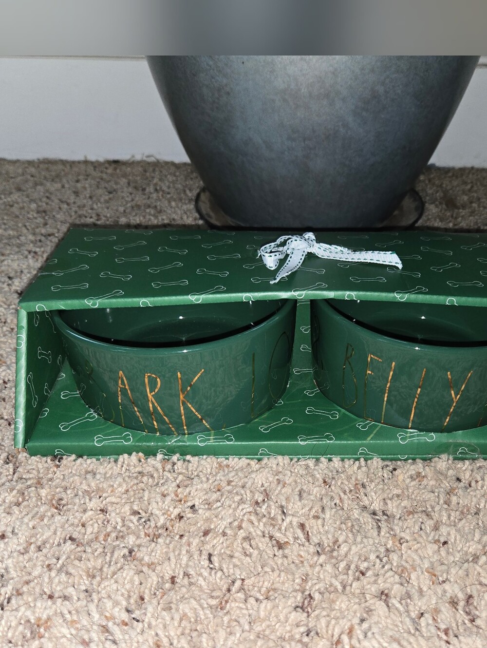 Rae Dunn Artisan Pet Dish Set